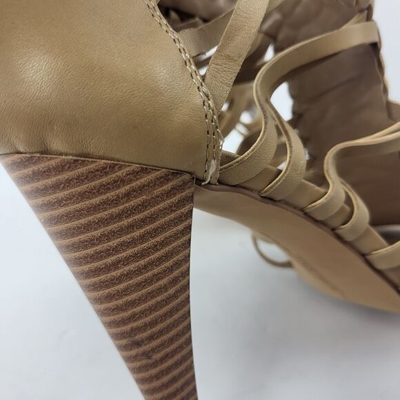 Vince Camuto Alaizah Braided Caged Womens Sandal Beige Size 10 US 42 EU No Box. - Picture 14 of 16